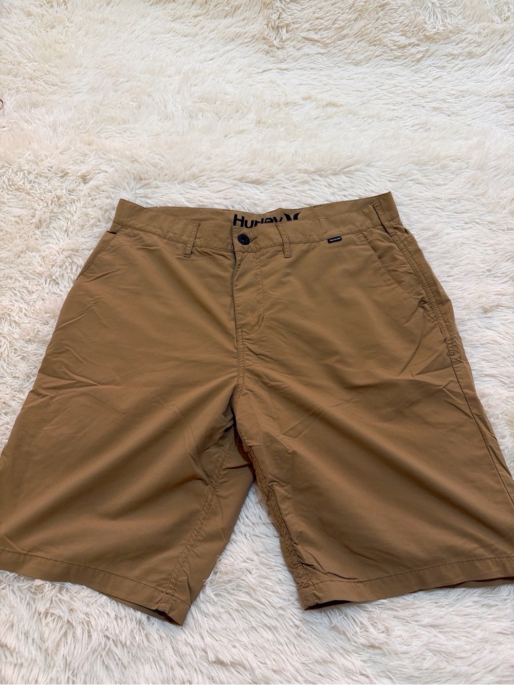 Hurley Nike Dri-fit Men's Tan Brown Shorts